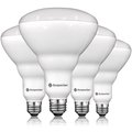 Sunperian BR40 LED Flood Light Bulbs 13W (85W Equivalent) 1400LM Dimmable E26 Base 4-Pack SP34023-4PK